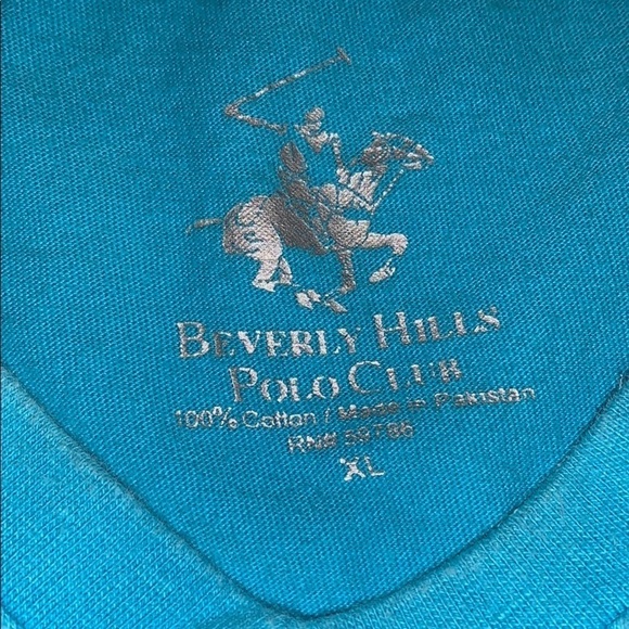 Beverly Hills Polo Club Shirt, sz Extra Large - Picture 3 of 5